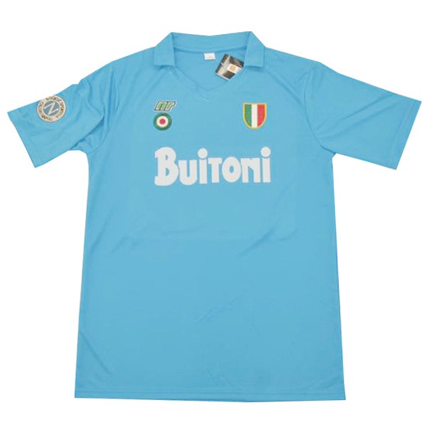 Tailandia Camiseta Napoli 1st Retro 1987 1988 Azul